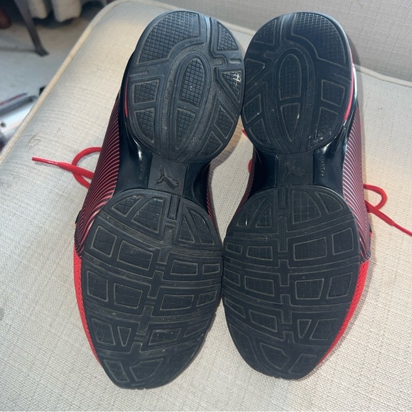 Puma Axelion Red/Black Running Shoes Sneakers Men's Size 7C 376196-01 - Picture 9 of 12